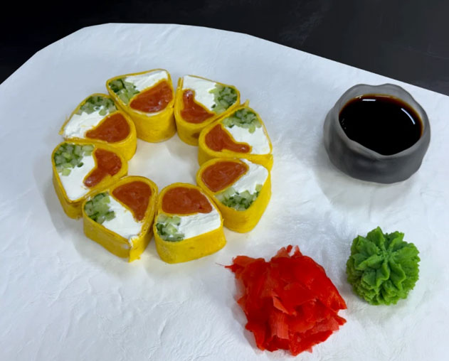 Фото Тортилья с лососем