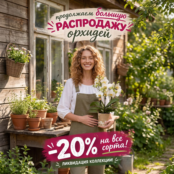 Изображение статьи - Распродажа Орхитдей!